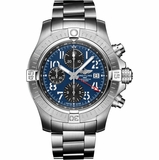 Breitling Avenger Chronograph GMT 45 Blue Dial Men's Watch A24315101C1A1