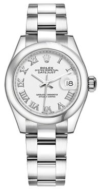 Rolex Lady-Datejust 28 White Dial Watch 279160-0016